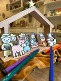 Presépio Infantil para Colorir – Feito em Impressão 3D