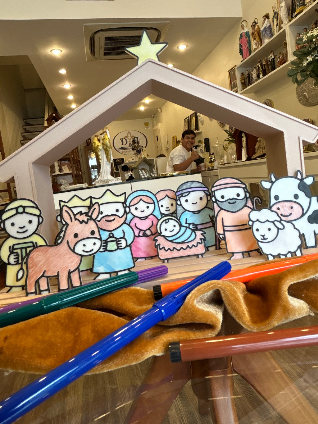 Presépio Infantil para Colorir – Feito em Impressão 3D