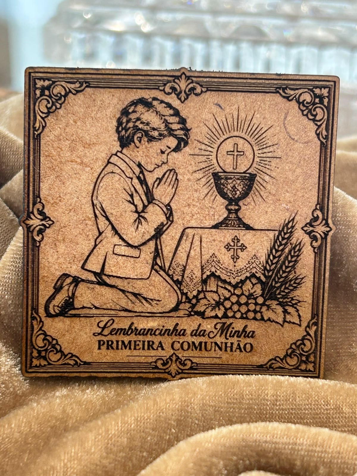 Ímã de lembrancinha de Primeira Comunhão
